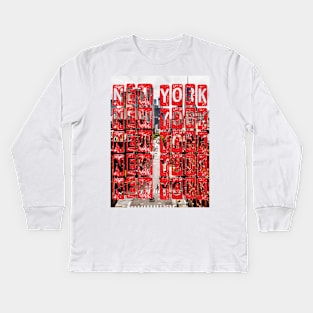 New York New York Kids Long Sleeve T-Shirt